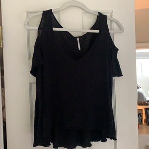 Free People Top with Shoulder cut outs